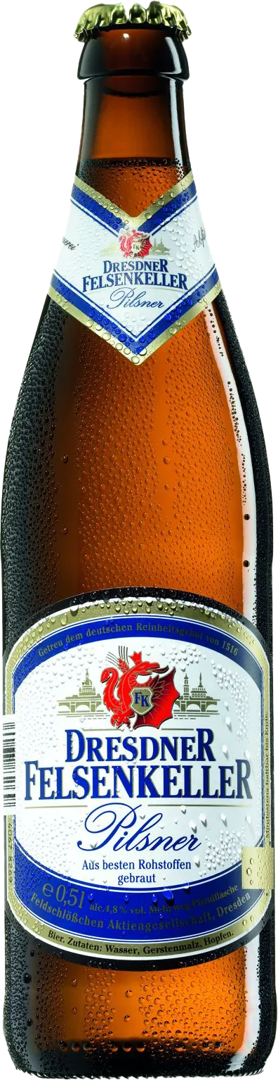 Flasche Dresdner Felsenkeller Pilsner