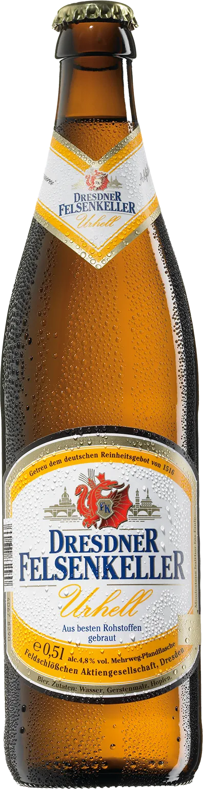 Flasche Dresdner Felsenkeller Urhell