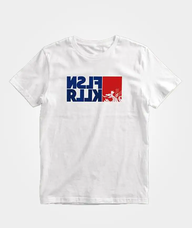 Weißes T-Shirt „Dresdner Felsenkeller“ Unisex mit Dresdner Felsenkeller Logo